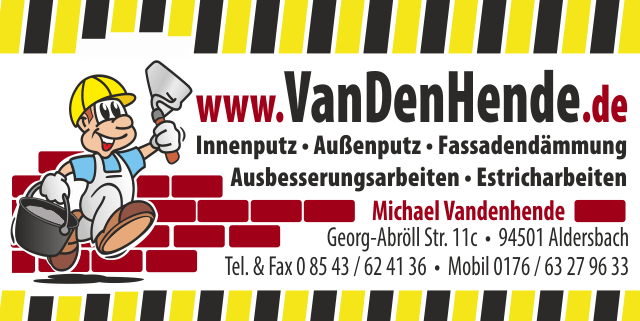 Michael Vandenhende - Fassadendämmung, Innen- u. Außenputz, Fassadendämmung, Estrich und Ausbesserungsarbeiten